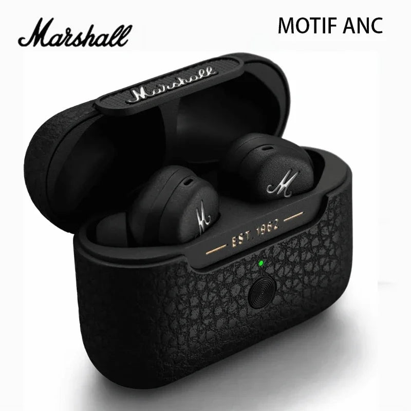 Marshall MOTIF ANC True Bluetooth 5.2 Headphones Active Noise Cancelling Earphones In-ear Wireless Earbuds Waterproof Headset