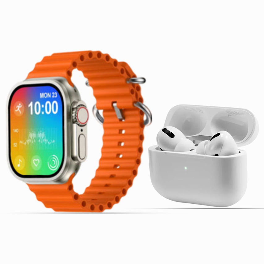 HK 1000 Ultra 8 in 1 Smart Watch With Airpod Pro